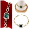 351a Bransoletka elegancka złota 17+2,5cm pozłacana 14k Xuping Austrian Crystal